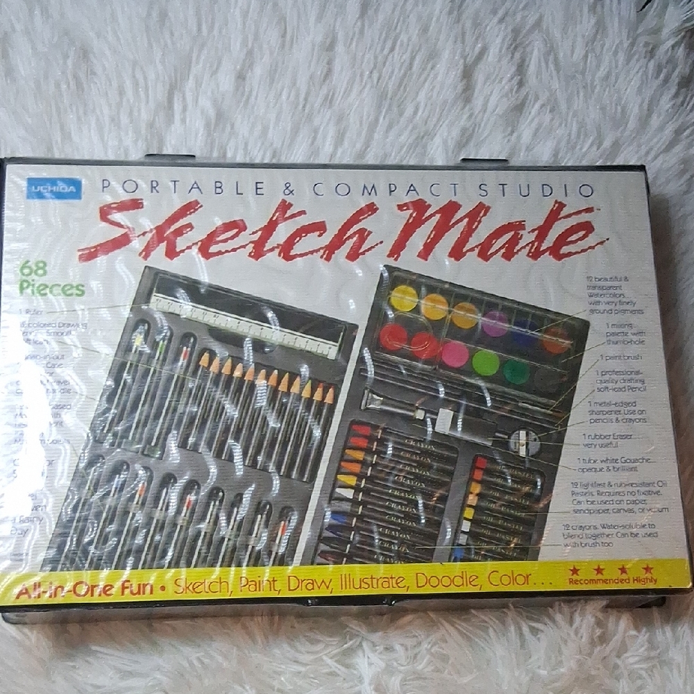 Sketch Mate 68 Pcs Portable Art Set Sealed